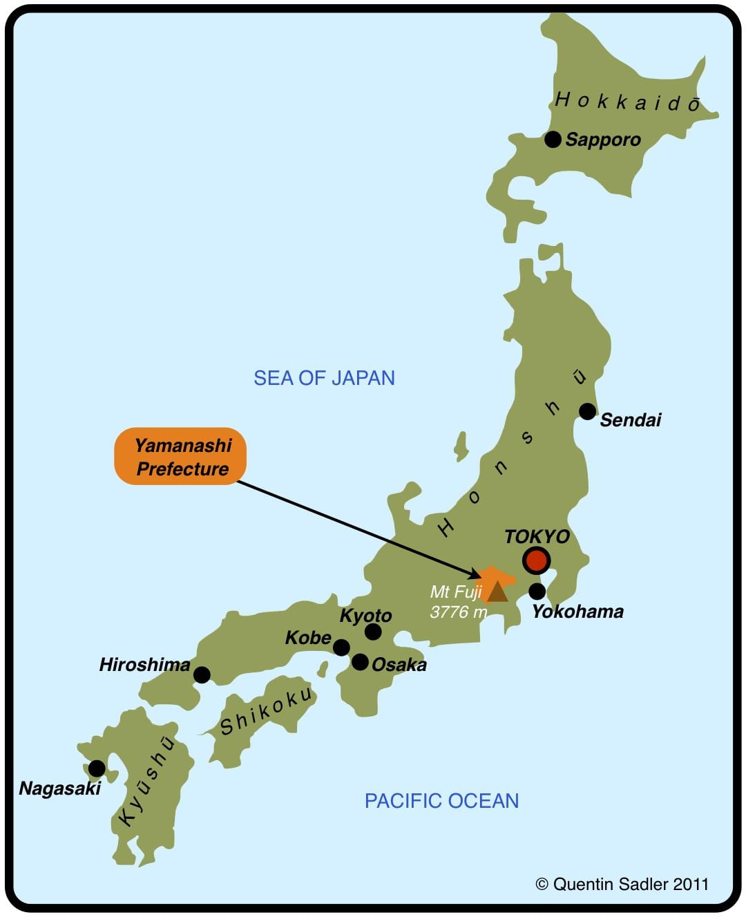 Yokohama kaardil