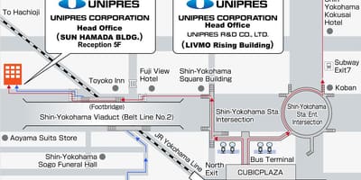 Kaart shin Yokohama